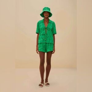 FARM RIO Green River Nature Towel Short